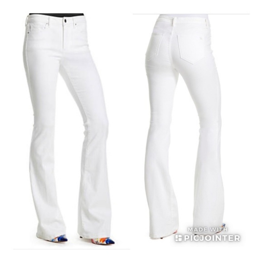 Jessica Simpson White Uptown Slim Flare 27